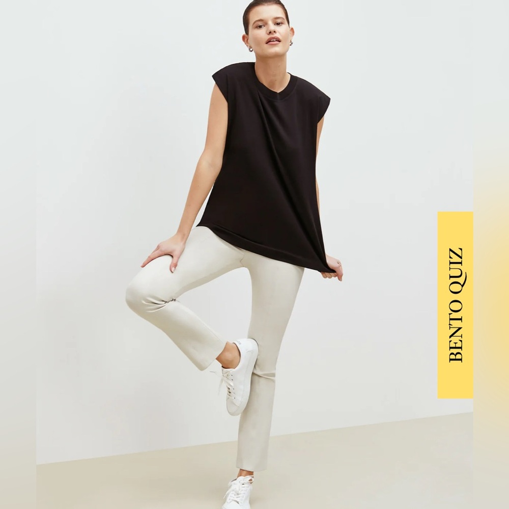 MM Lafleur Cream Ankle Pants